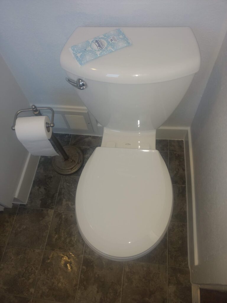 After picture of home remodeling and repair of a bathroom