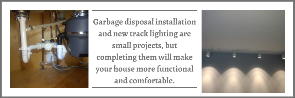 Even small home renovation and repair projects can increase the functionality and comfort of your home.