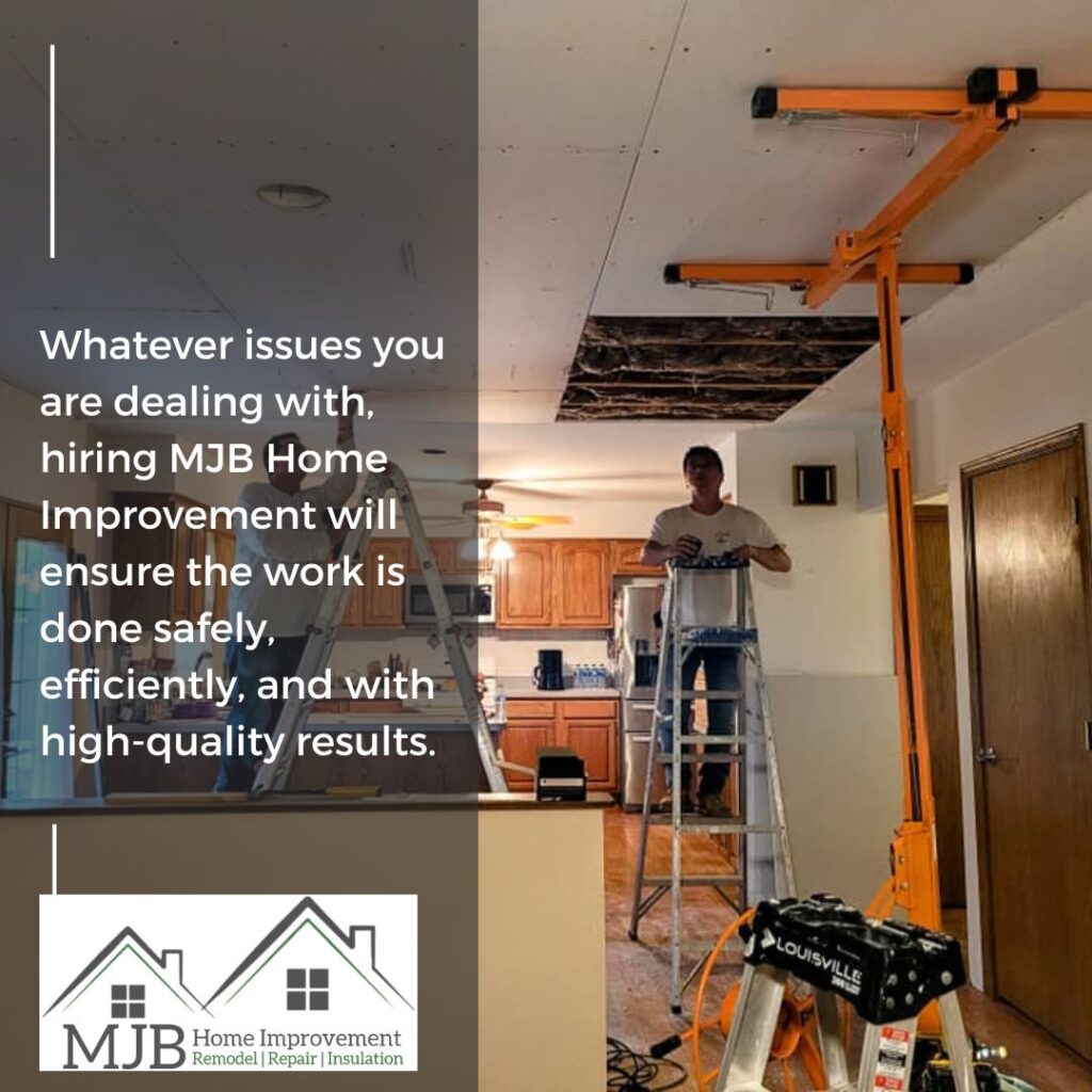 Drywall Repair and Replacement in McHenry County IL | MJB Home Improvement | Drywall Repair Near Me